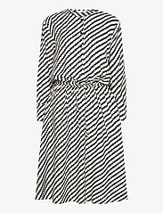 Tommy Hilfiger - ZIGZAG WAISTED MIDI DRESS - shirt dresses - zig zag print/ whte base - 0