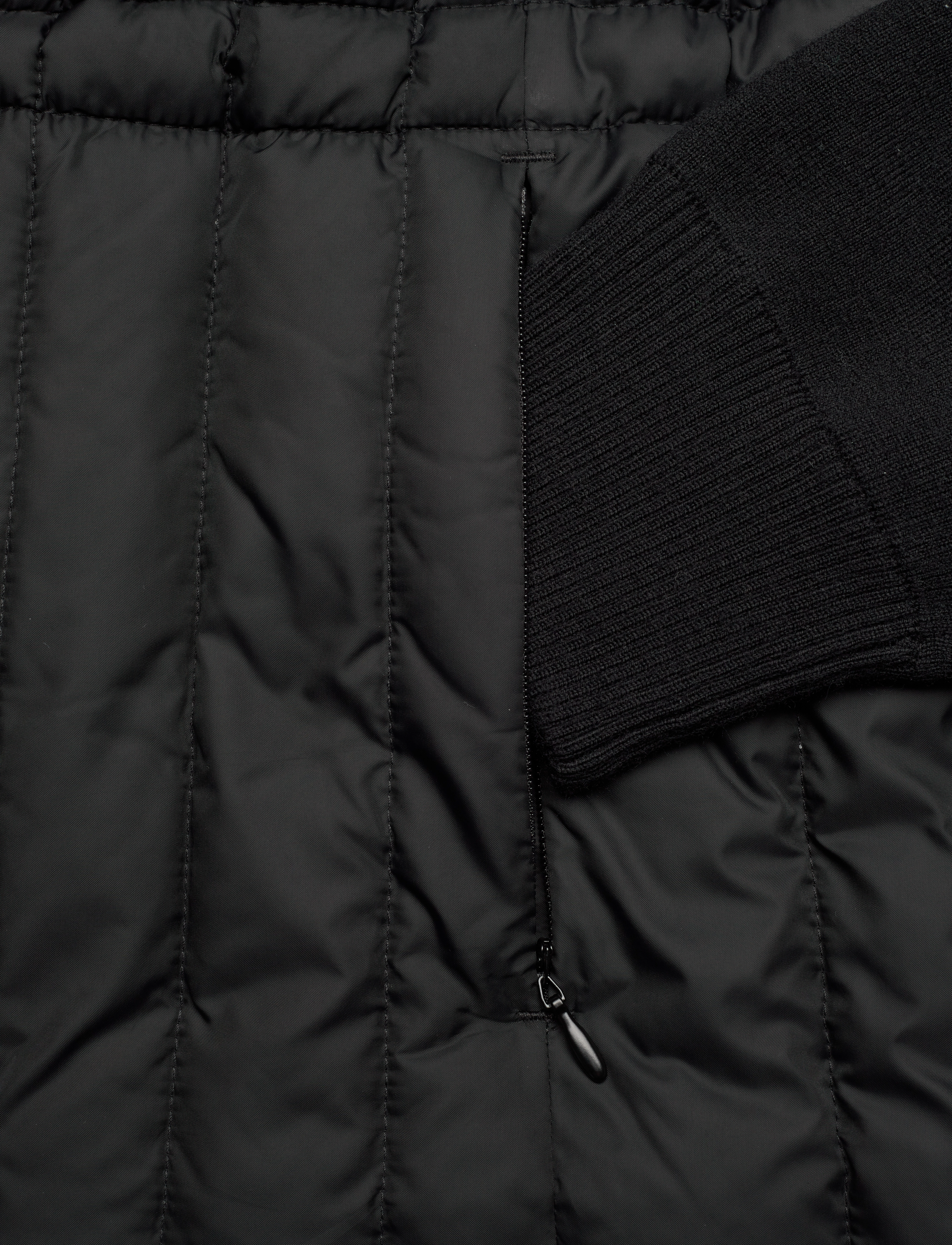 Tommy Hilfiger - LW PADDED KNIT MIX JACKET - black - 3