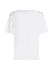 Tommy Hilfiger - RLX LINEN LYOCELL V-NK SS - t-shirts - th optic white - 4
