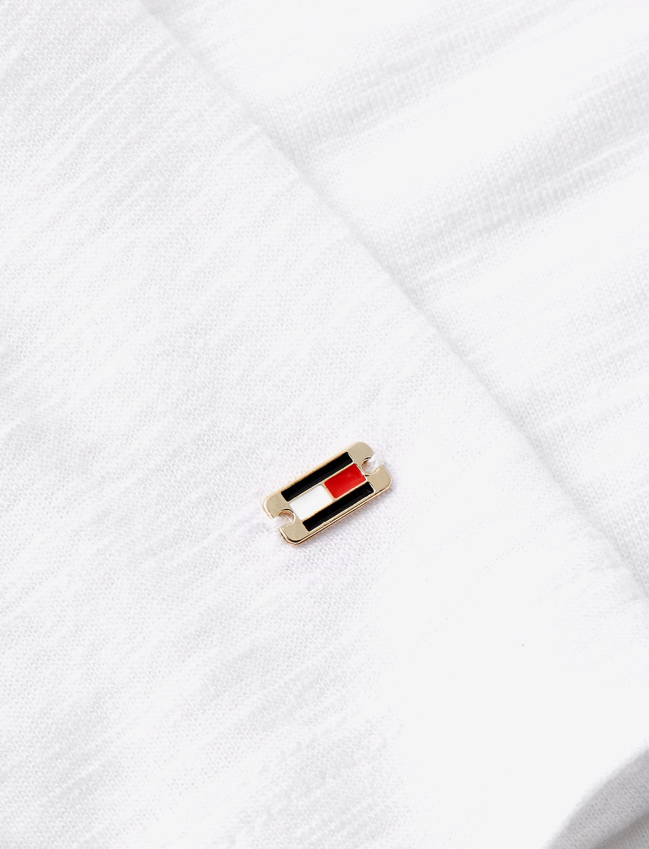 Tommy Hilfiger - RLX LINEN LYOCELL V-NK SS - t-shirts - th optic white - 5