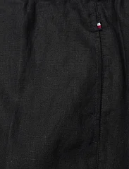Tommy Hilfiger - CASUAL LINEN TAPER PULL ON PANT - linnen broeken - black - 2