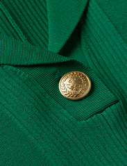 Tommy Hilfiger - RIB BUTTON F&F POLO SWT DRESS - midi kjoler - olympic green - 5