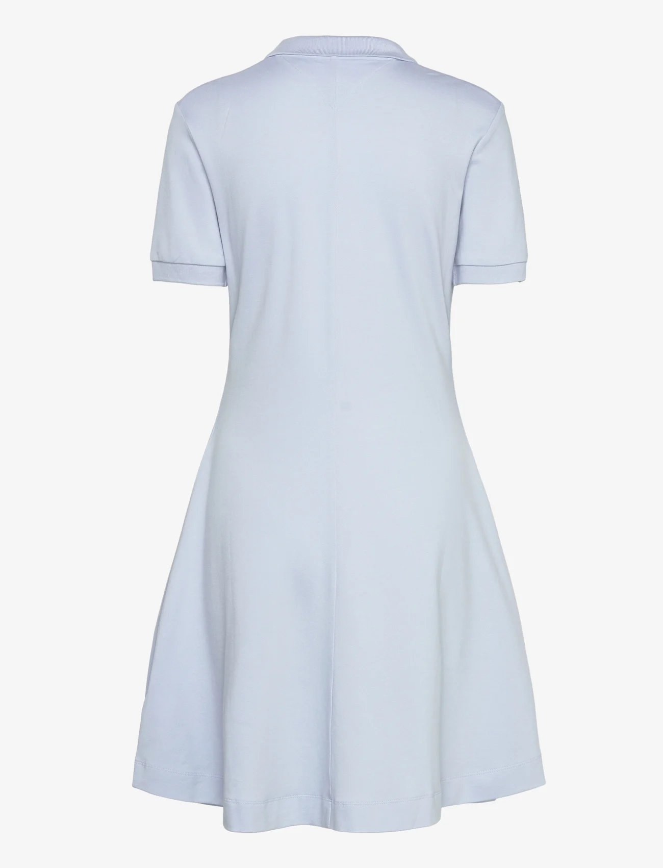 Tommy Hilfiger - F&F OPEN PLCKT LYCLL POLO DRS SS - t-shirt dresses - breezy blue - 1