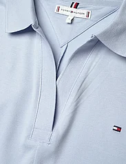 Tommy Hilfiger - F&F OPEN PLCKT LYCLL POLO DRS SS - t-shirt jurken - breezy blue - 2
