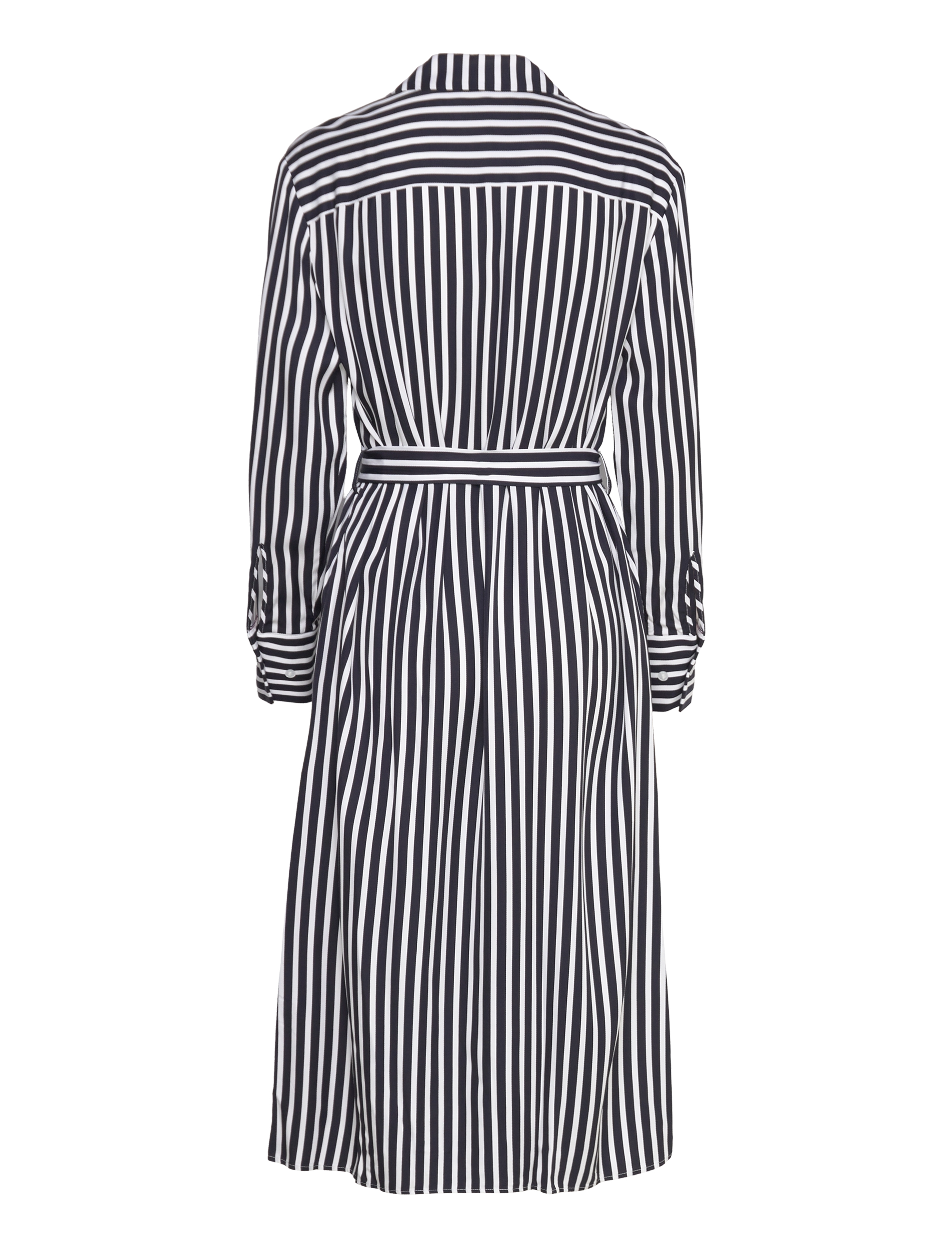 Tommy Hilfiger - FLUID STRIPE LS MIDI SHIRT DRESS - bold stp / desert sky - 2