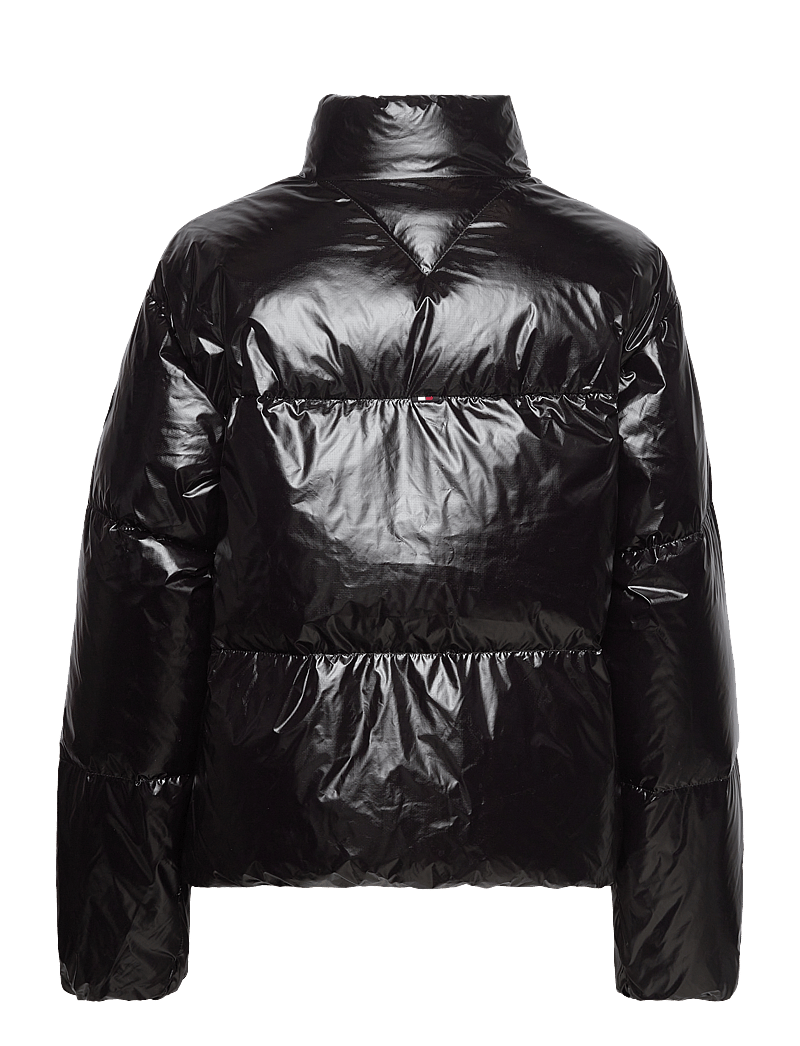 Black Puffer Tommy Hilfiger Glossy Coat Tommy Hilfiger New York