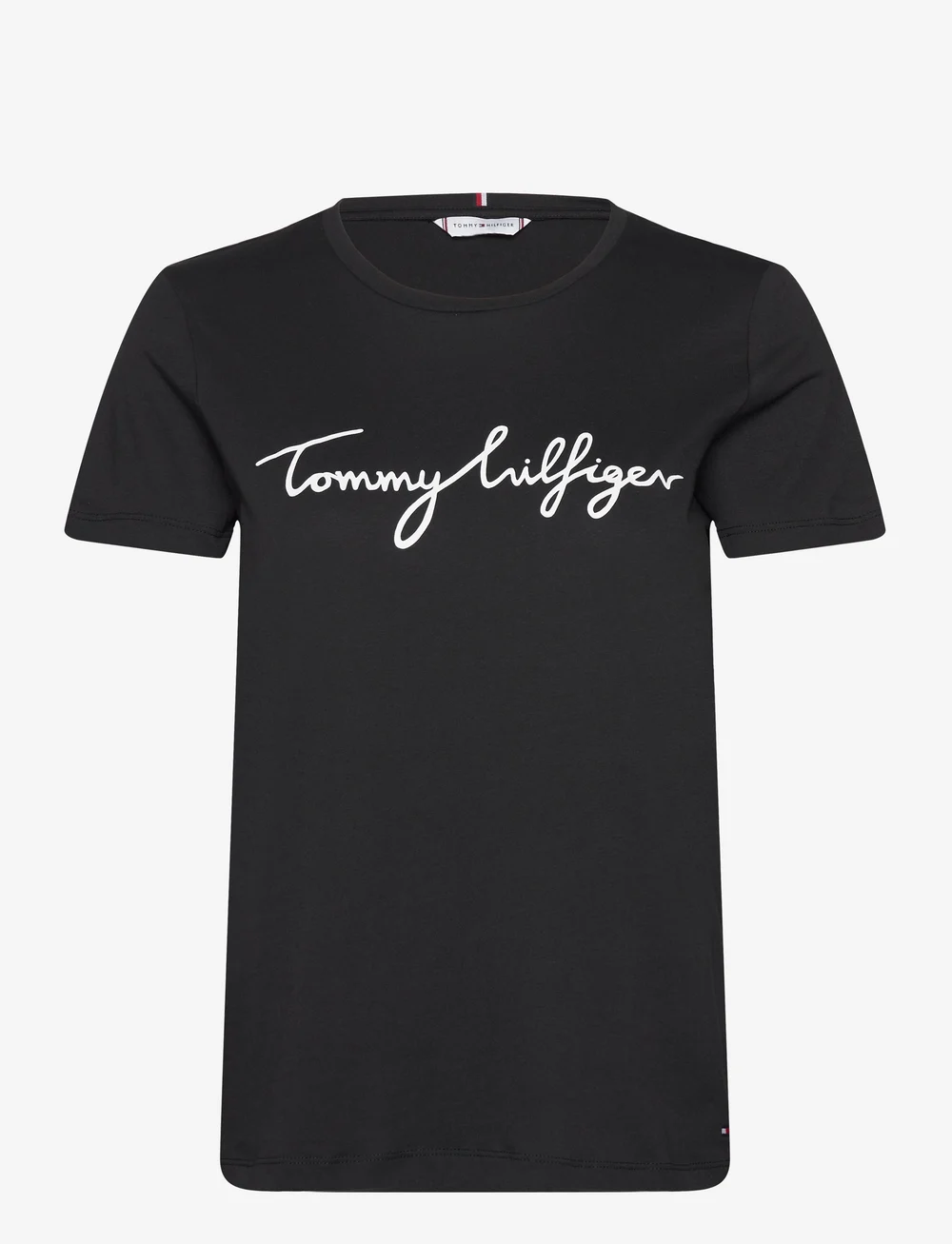 Tommy Hilfiger Reg C nk Signature Tee Ss T shirts Boozt