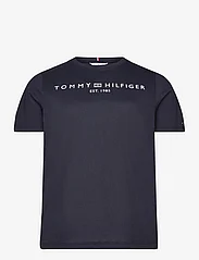 Tommy Hilfiger - CRV REG CORP LOGO C-NK SS - t-shirts - desert sky - 0