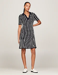 CABLE F&F POLO SS SWT DRESS, Tommy Hilfiger