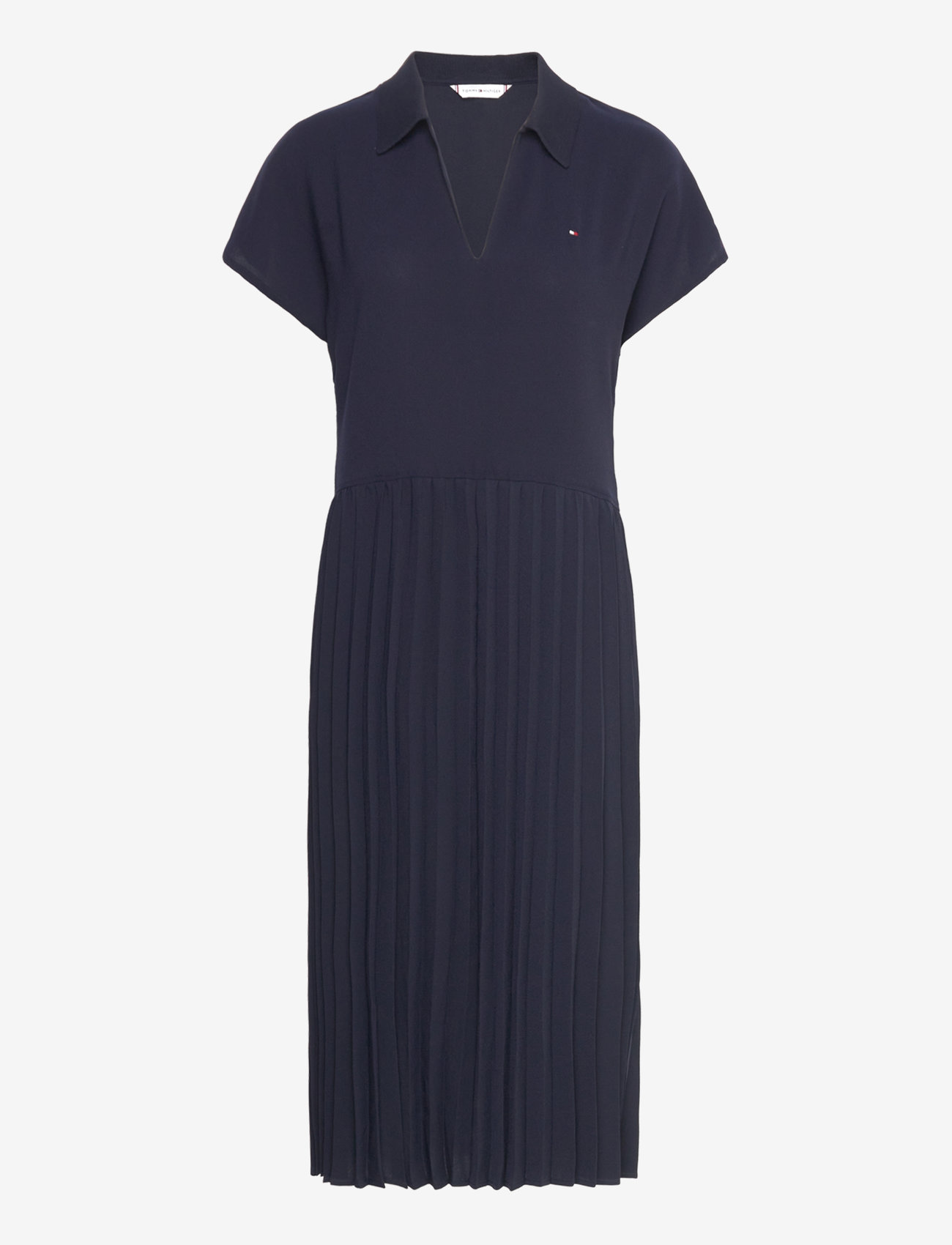 Tommy Hilfiger Fluid Pleated Ss Midi Polo Dress (TOHWW0WW41868) - Midi  dresses - Boozt.com