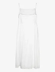 Tommy Hilfiger - LINEN MIDI SLIP DRESS - summer dresses - th optic white - 1