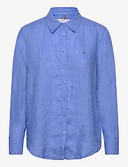 Tommy Hilfiger - LINEN RELAXED SHIRT LS - linnen overhemden - blue spell - 0