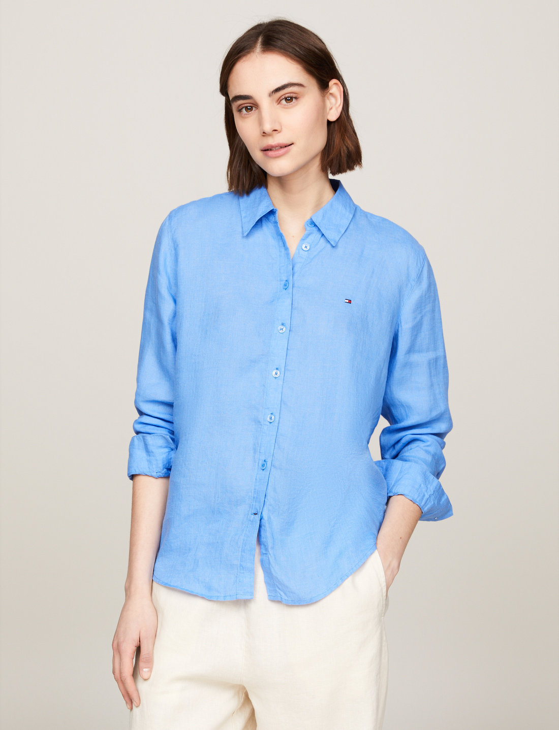 Tommy Hilfiger Linen Relaxed Shirt Ls Linen shirts Boozt