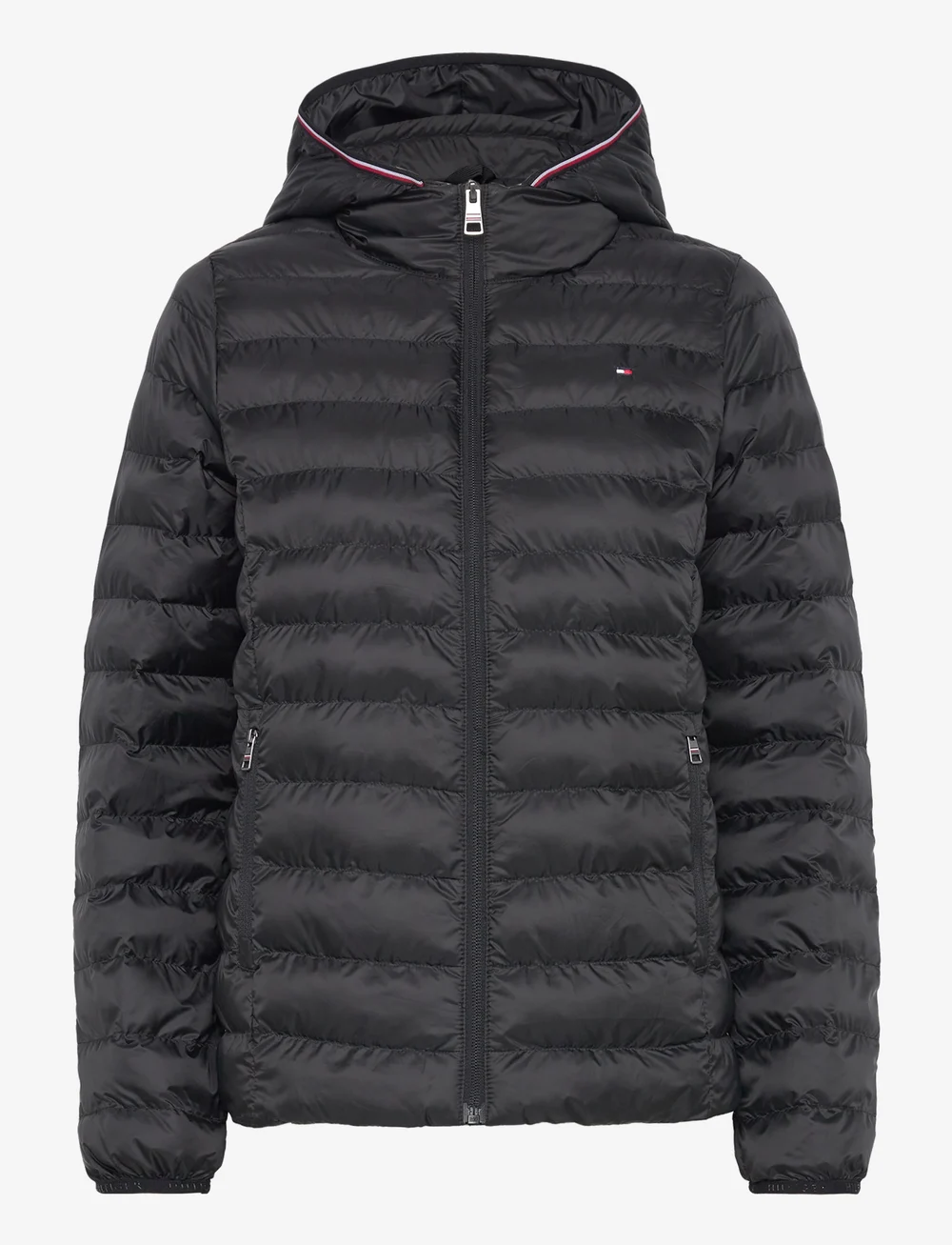 Tommy Hilfiger - LW PADDED GLOBAL STRIPE JACKET - dunjackor - black - 0