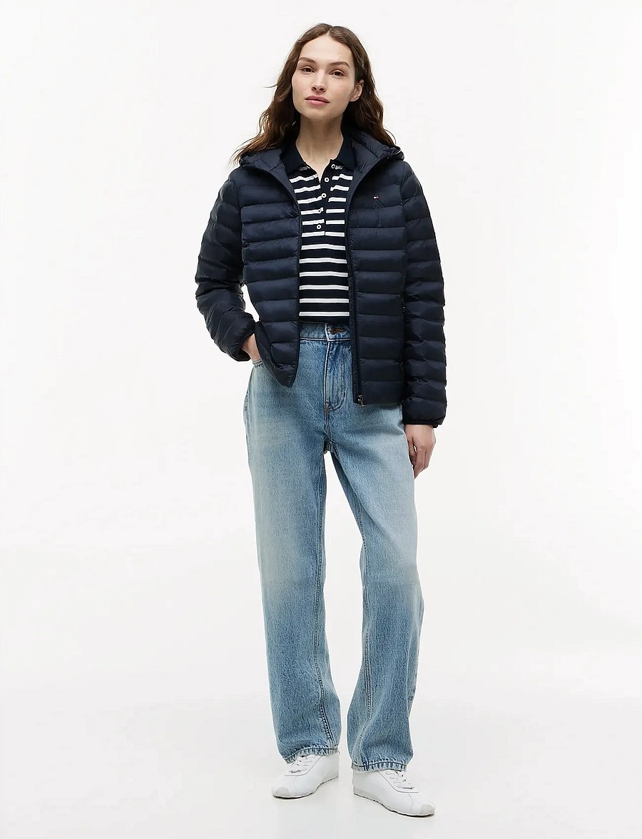 Tommy Hilfiger - LW PADDED GLOBAL STRIPE JACKET - vinterjakker - navy blue - 5