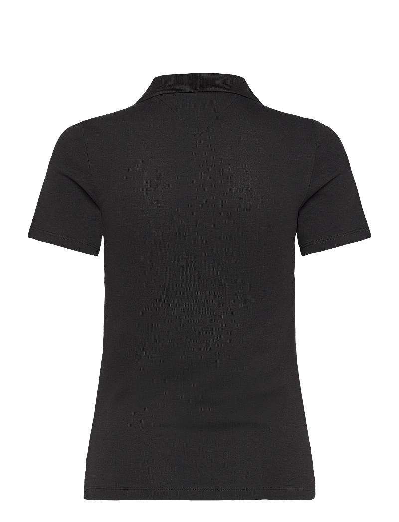 Tommy Hilfiger - 1985 SLIM PIQUE POLO SS - polo marškinėliai - black - 2