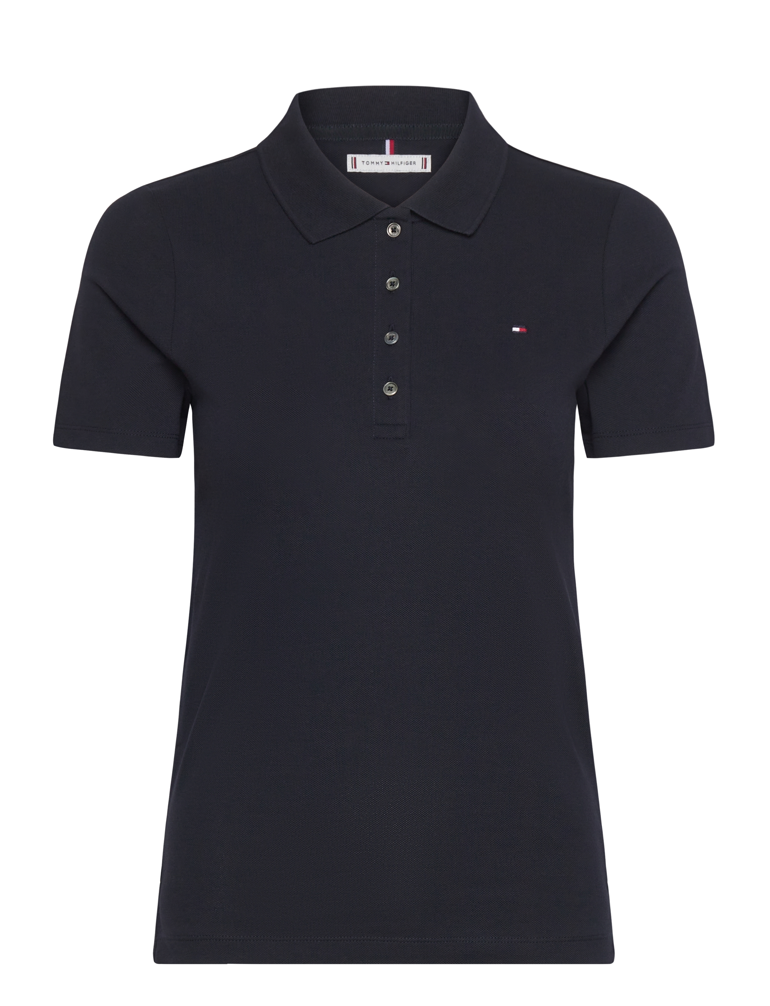 Tommy Hilfiger 1985 SLIM PIQUE POLO SS - Nyheder - NAVY BLUE / navy