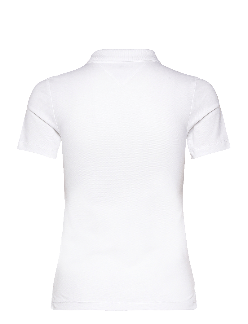 Tommy Hilfiger - 1985 SLIM PIQUE POLO SS - polosärgid - th optic white - 2