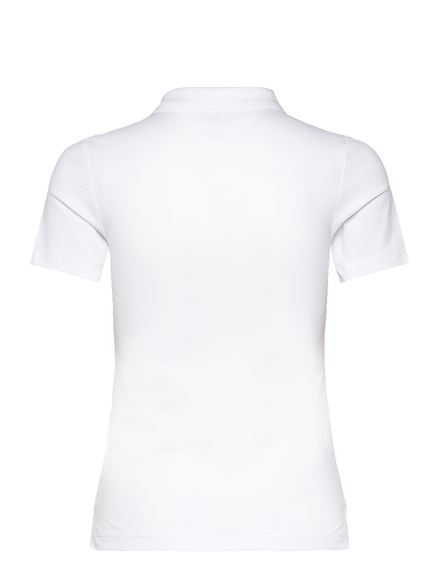 Tommy Hilfiger - 1985 SLIM PIQUE POLO SS - pikéer - th optic white - 2
