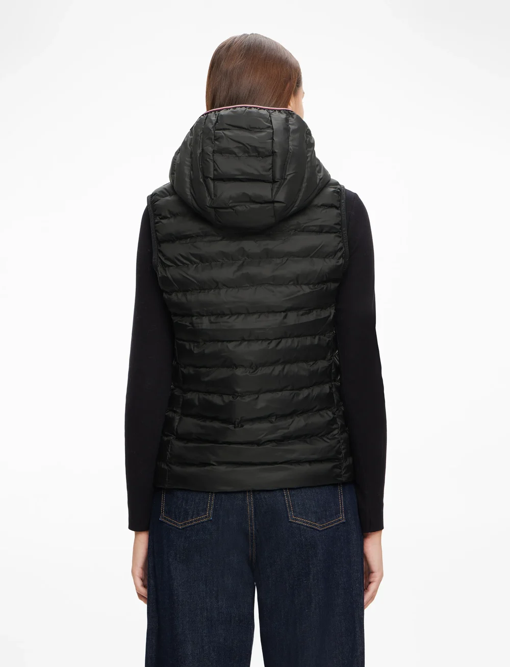 Tommy Hilfiger - LW PADDED GLOBAL STRIPE VEST - fall jackets - black - 4