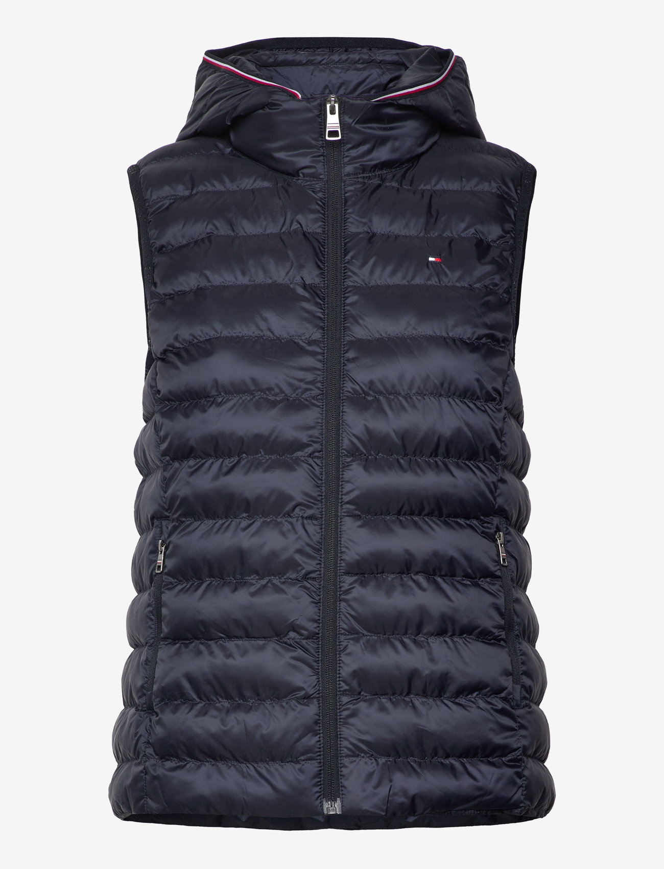 Tommy Hilfiger - LW PADDED GLOBAL STRIPE VEST - höstjackor - desert sky - 1