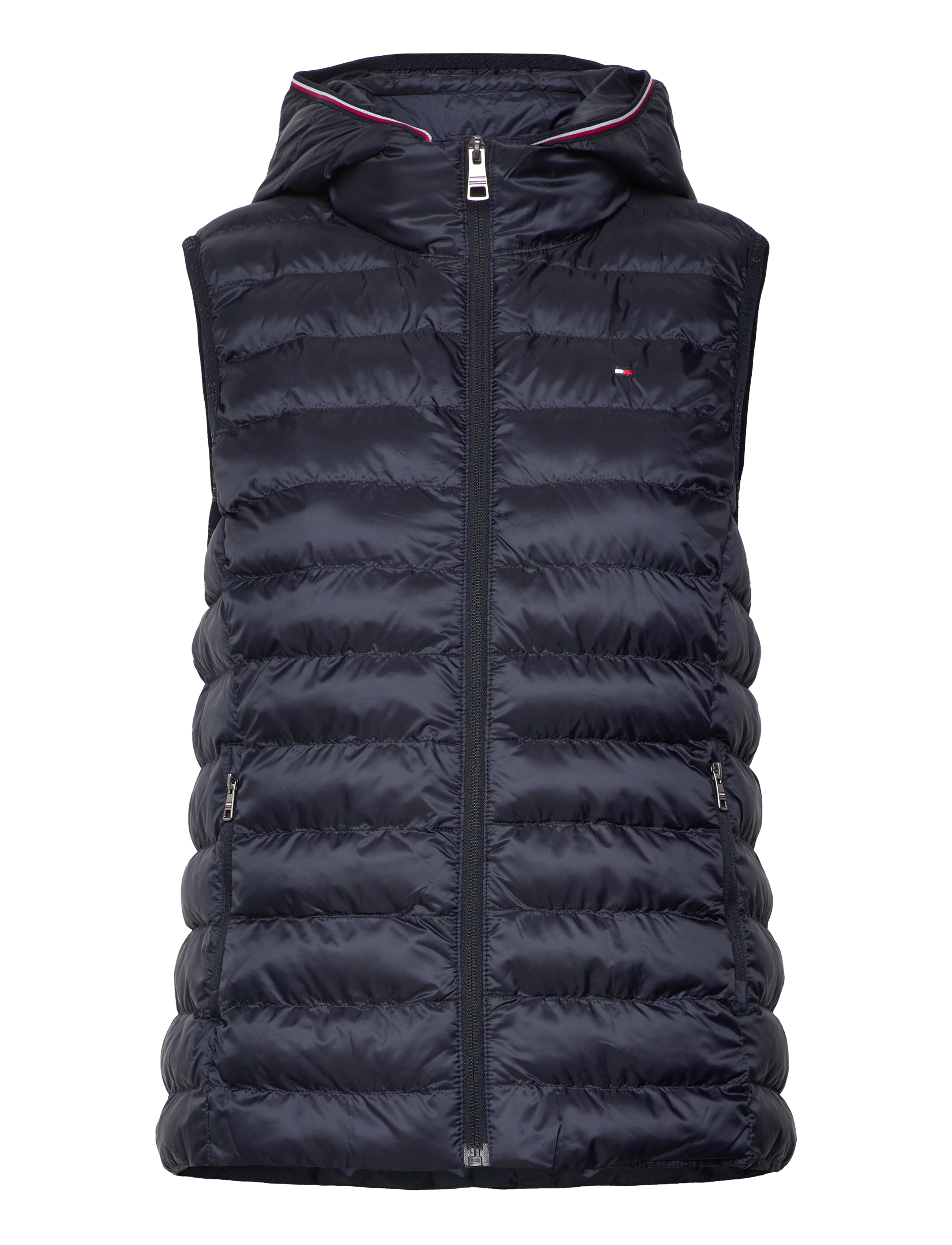 TOMMY HILFIGER Lw Gefüttert Global Stripe Vest Navy - XXL - Damen