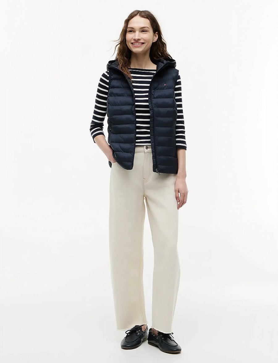 Tommy Hilfiger - LW PADDED GLOBAL STRIPE VEST - vestes de printemps - navy blue - 4