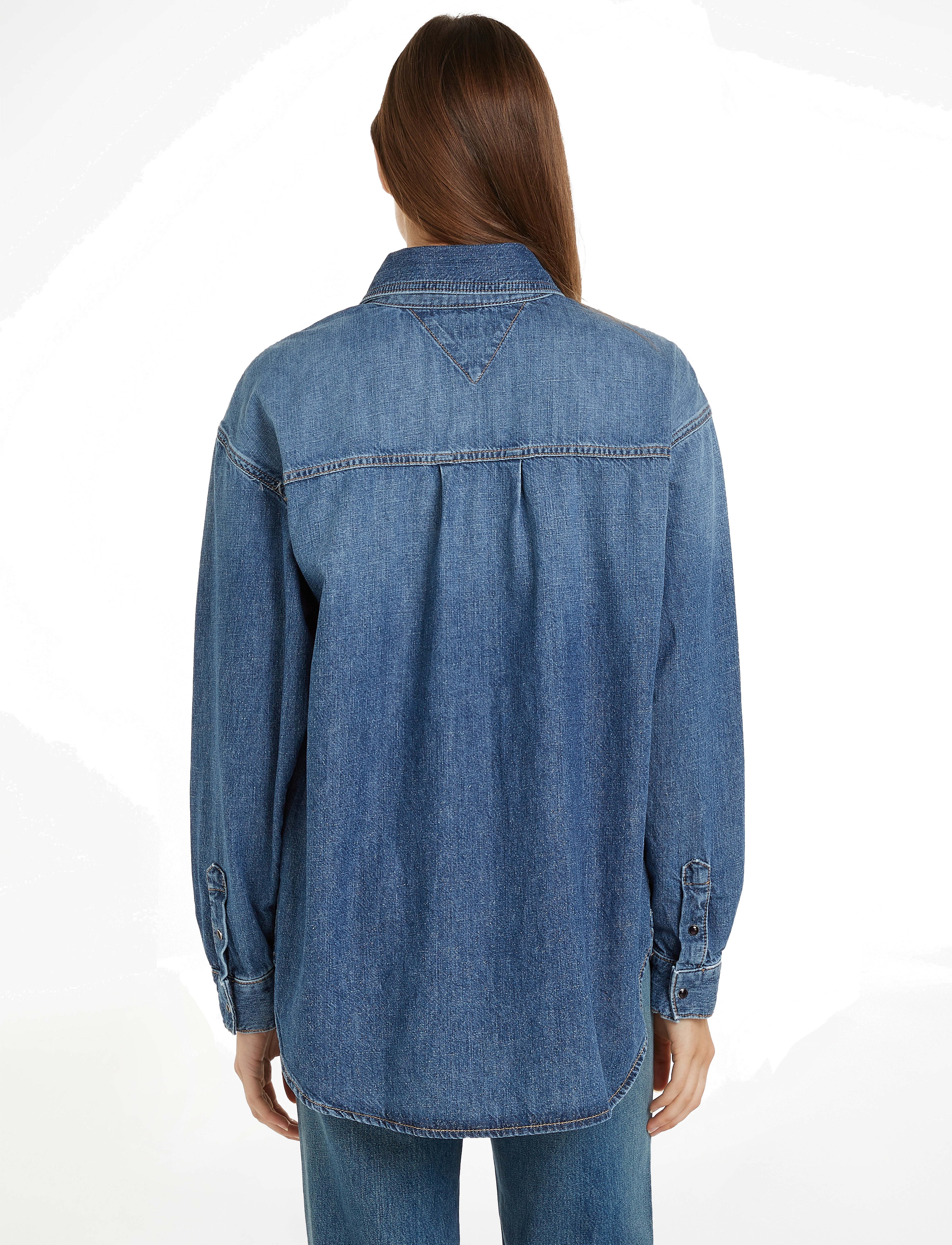 Tommy Hilfiger - DNM LS RELAXED SHIRT BETH - beth - 2