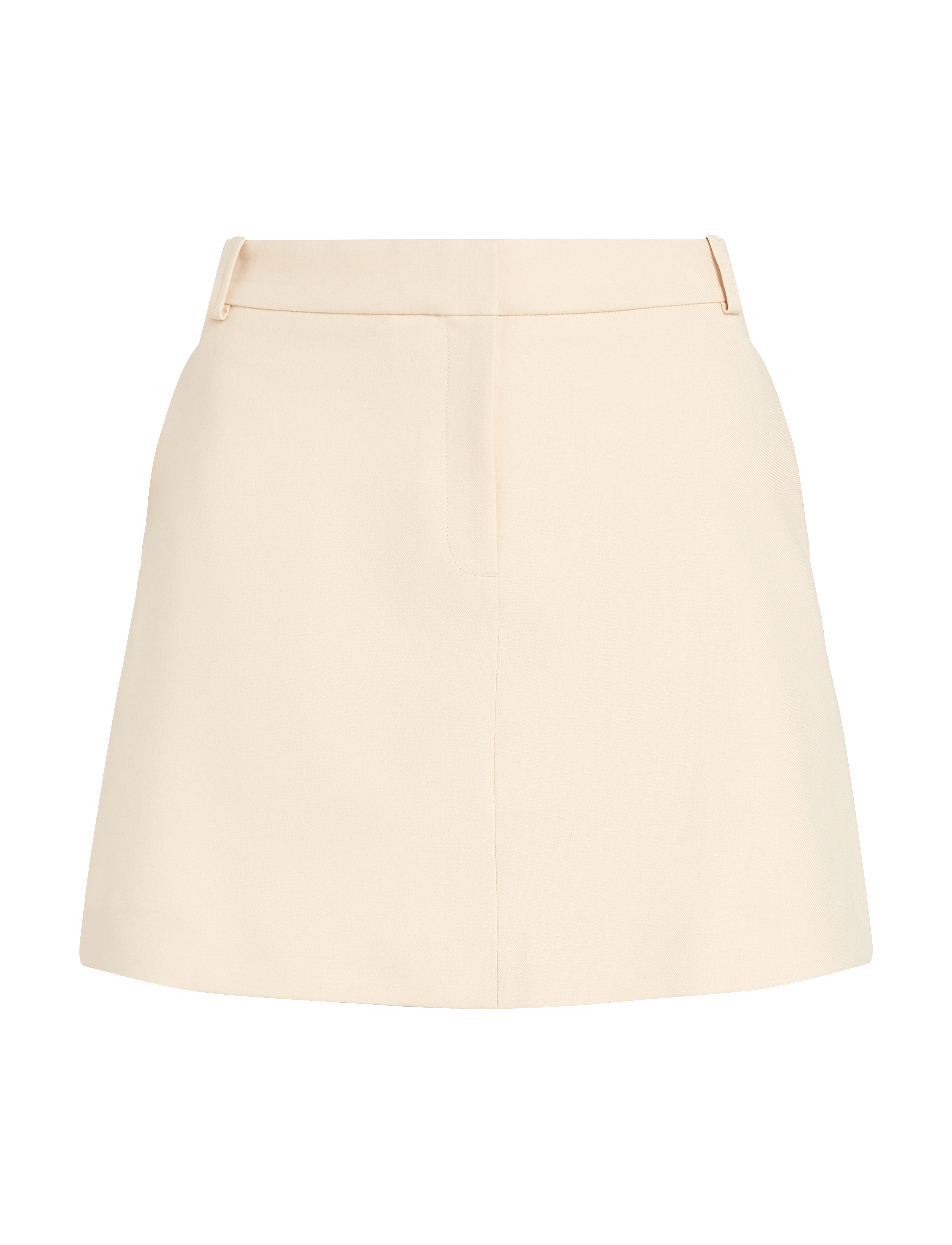 TOMMY HILFIGER Core Straight Kurz Rock Cream - 42 - Damen