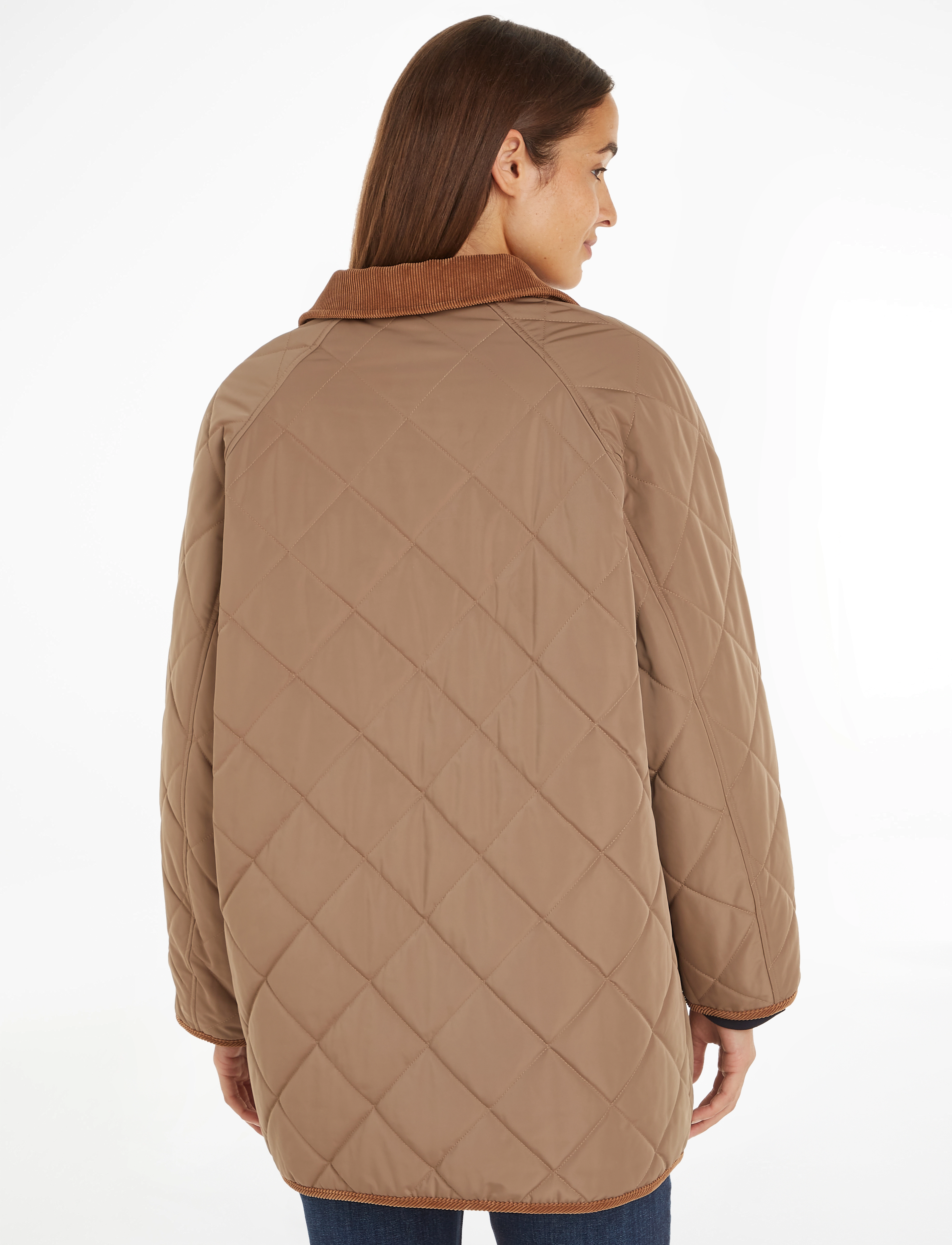 Tommy Hilfiger - MD LW QUILTED REVERSIBLE COAT - classic khaki - 2