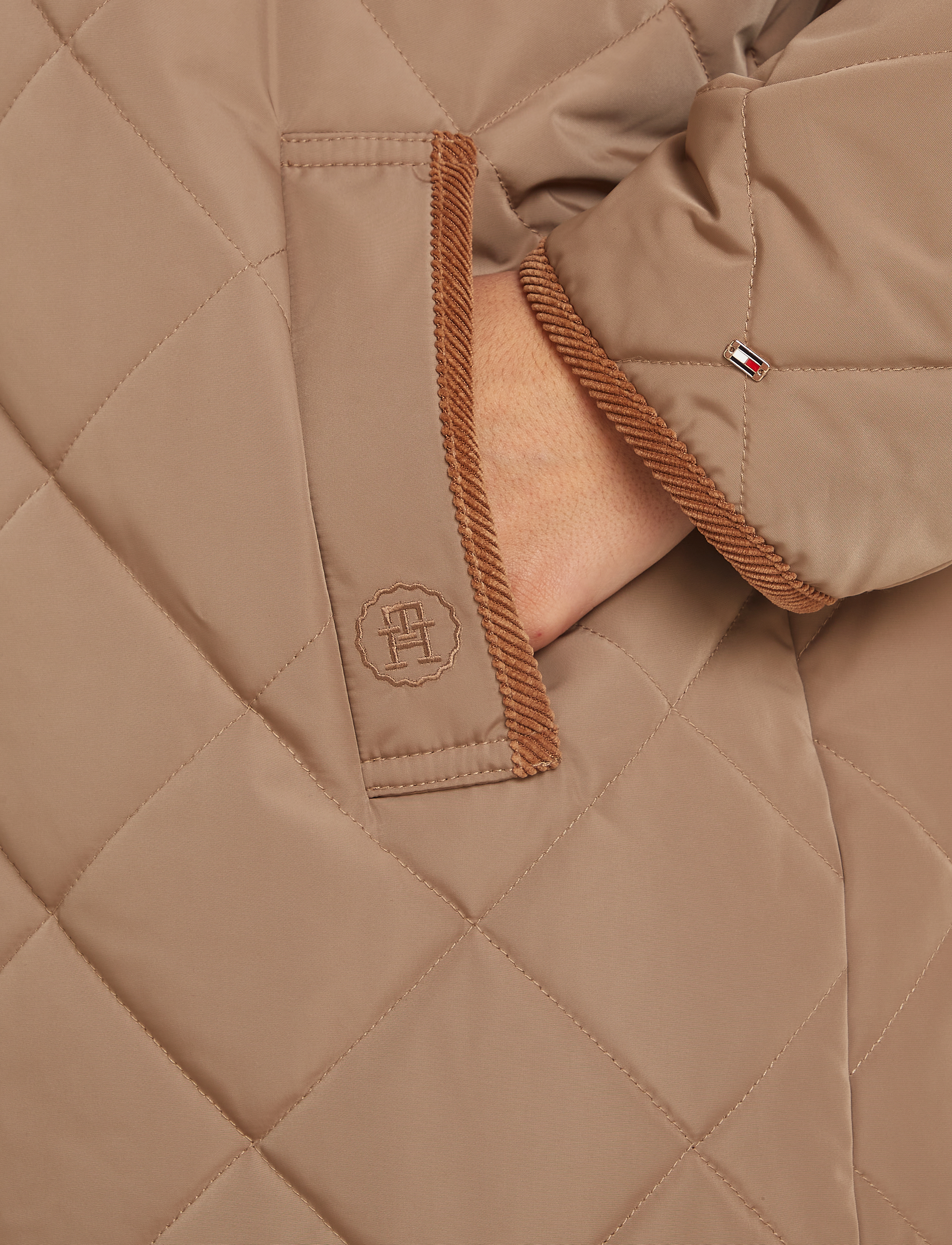 Tommy Hilfiger - MD LW QUILTED REVERSIBLE COAT - classic khaki - 3