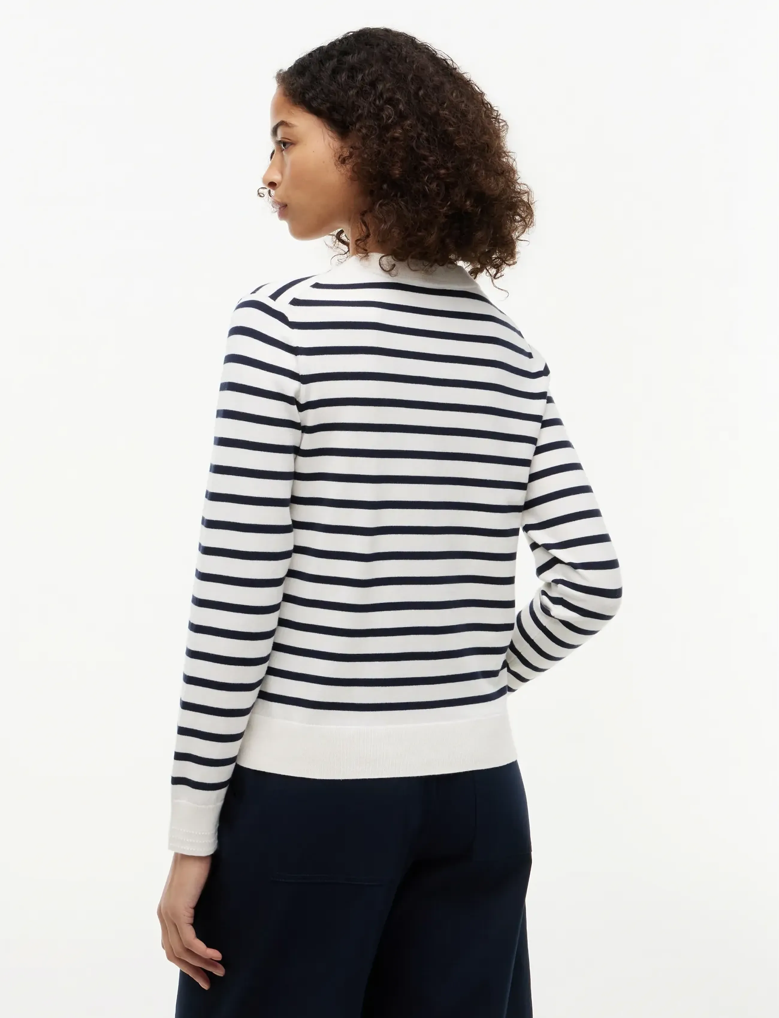 Cotton Jersey C-Nk Ls Cardi 2