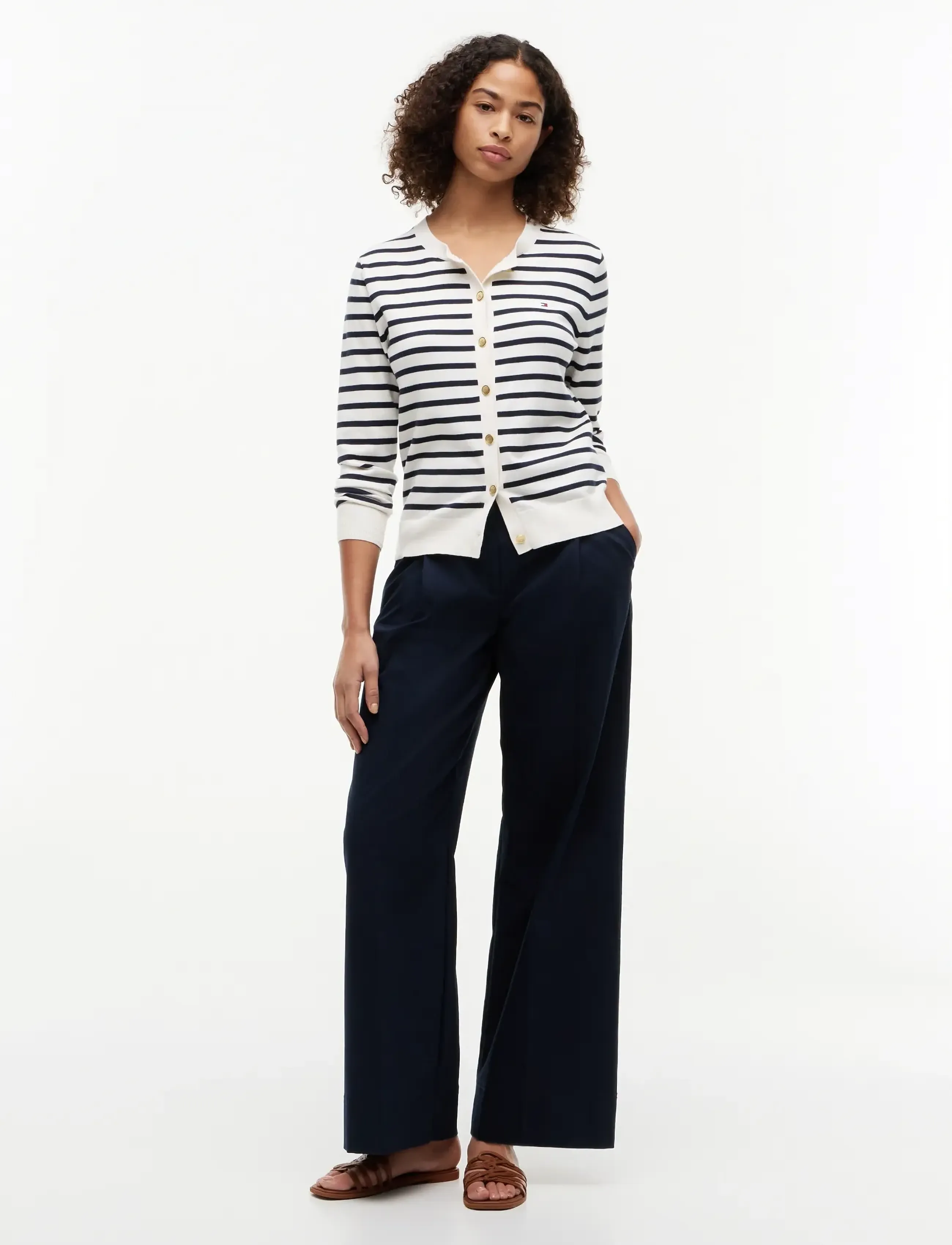 Cotton Jersey C-Nk Ls Cardi 4