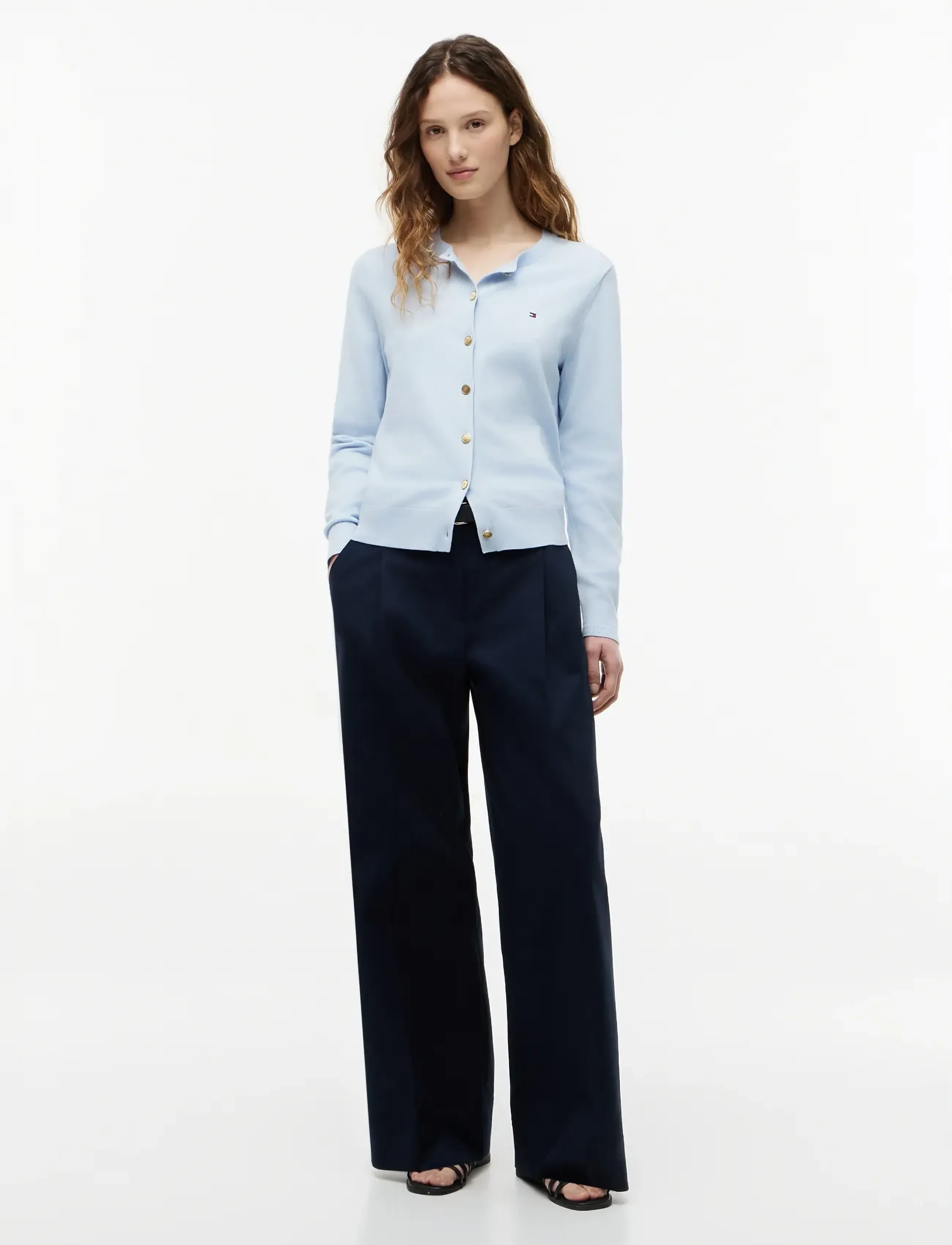 Cotton Jersey C-Nk Ls Cardi 4