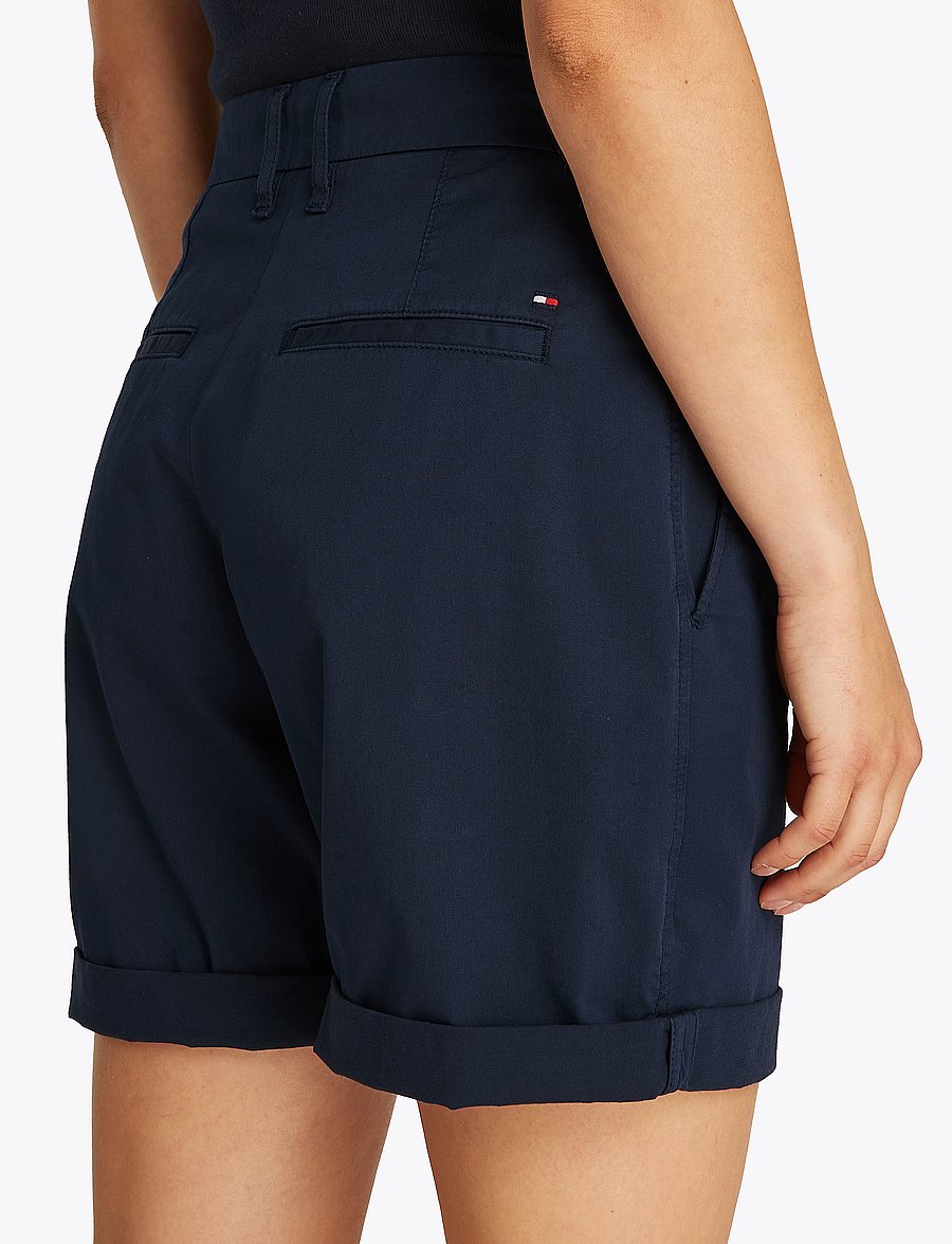 Tommy Hilfiger - CO BLEND GMD CHINO SHORT - chino-shorts - dark night navy - 0