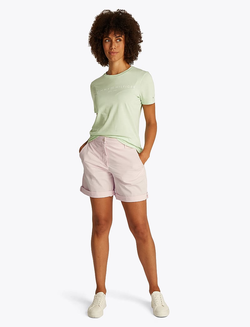 Tommy Hilfiger - CO BLEND GMD CHINO SHORT - chino-shorts - light pink - 4