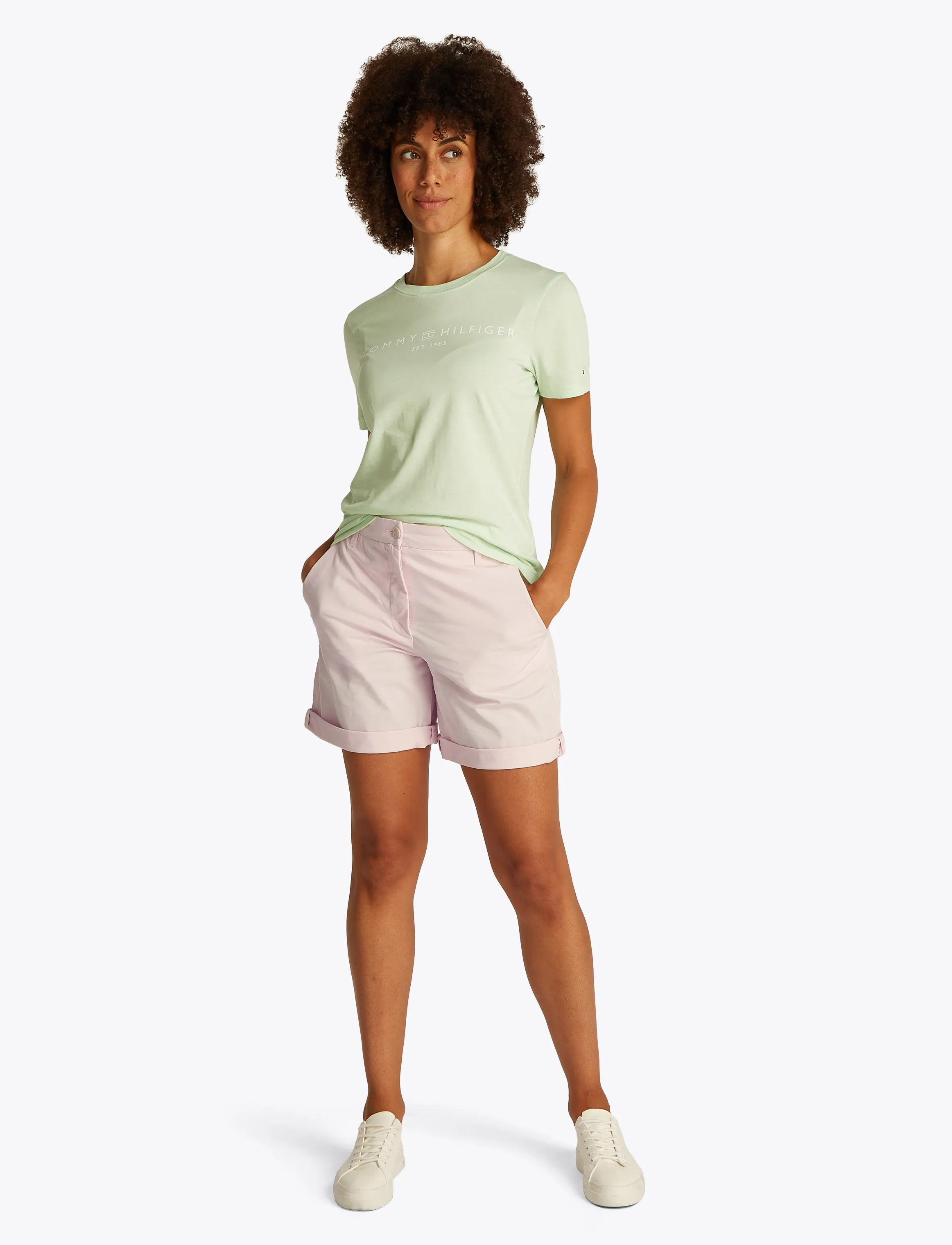 Tommy Hilfiger - CO BLEND GMD CHINO SHORT - light pink - 4