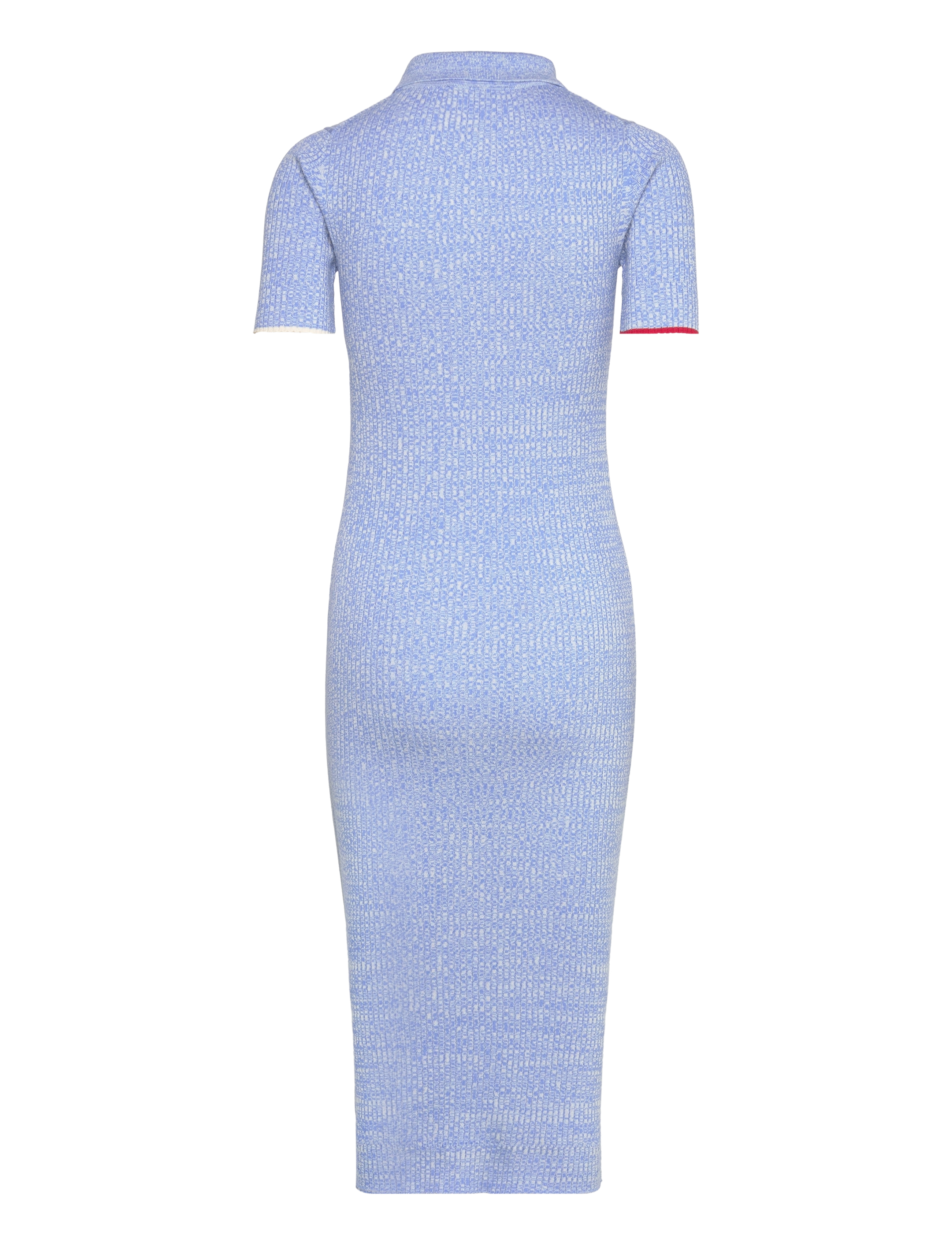 Tommy Hilfiger - MARLE RIB POLO SS MIDI DRESS - blue spell - 1