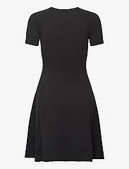 Tommy Hilfiger - CO JERSEY STITCH F&F DRESS - t-shirt dresses - black - 1