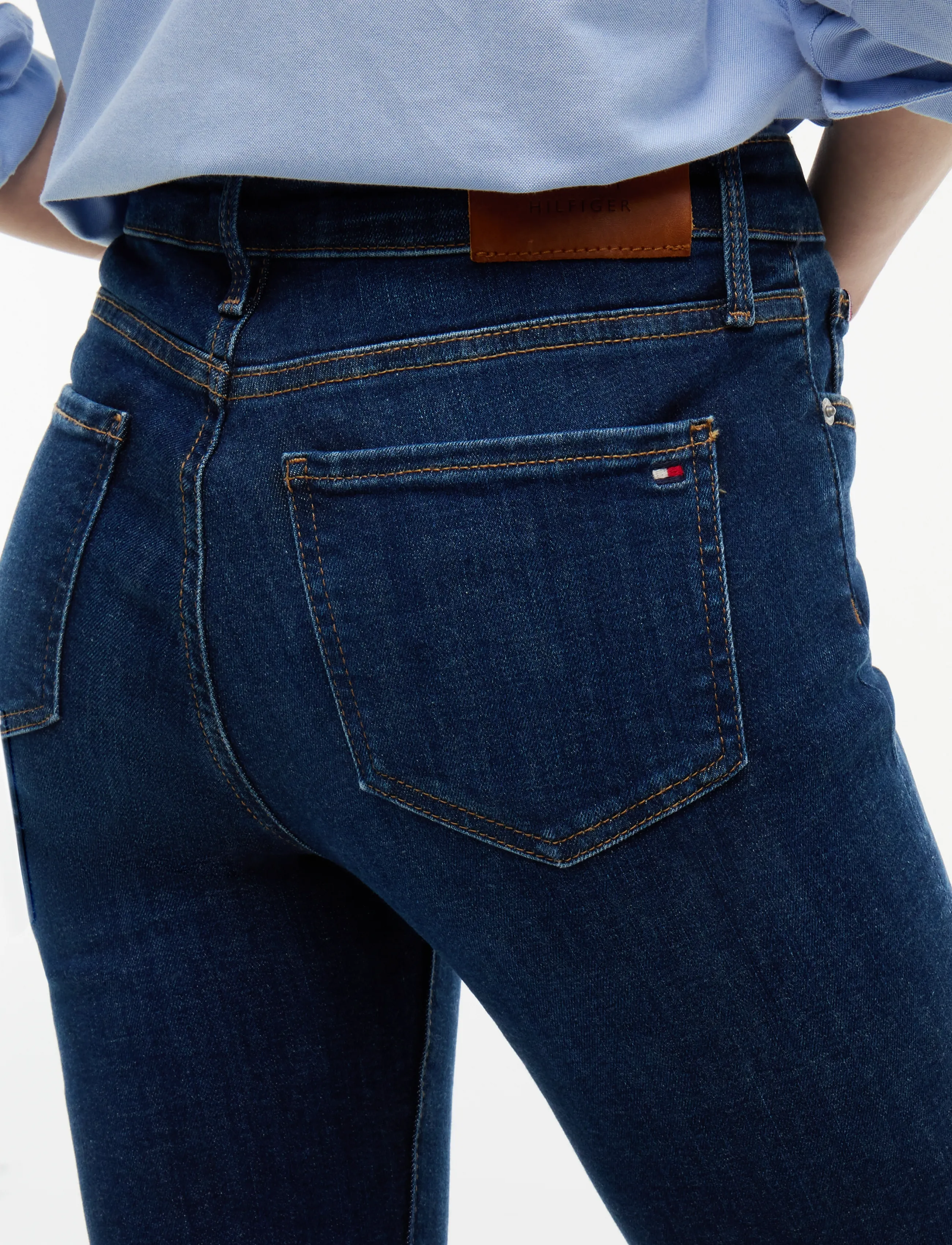 Tommy Hilfiger - NOS COMO SKINNY RW DARK BLUE - skinny jeans - nos dark blue - 5
