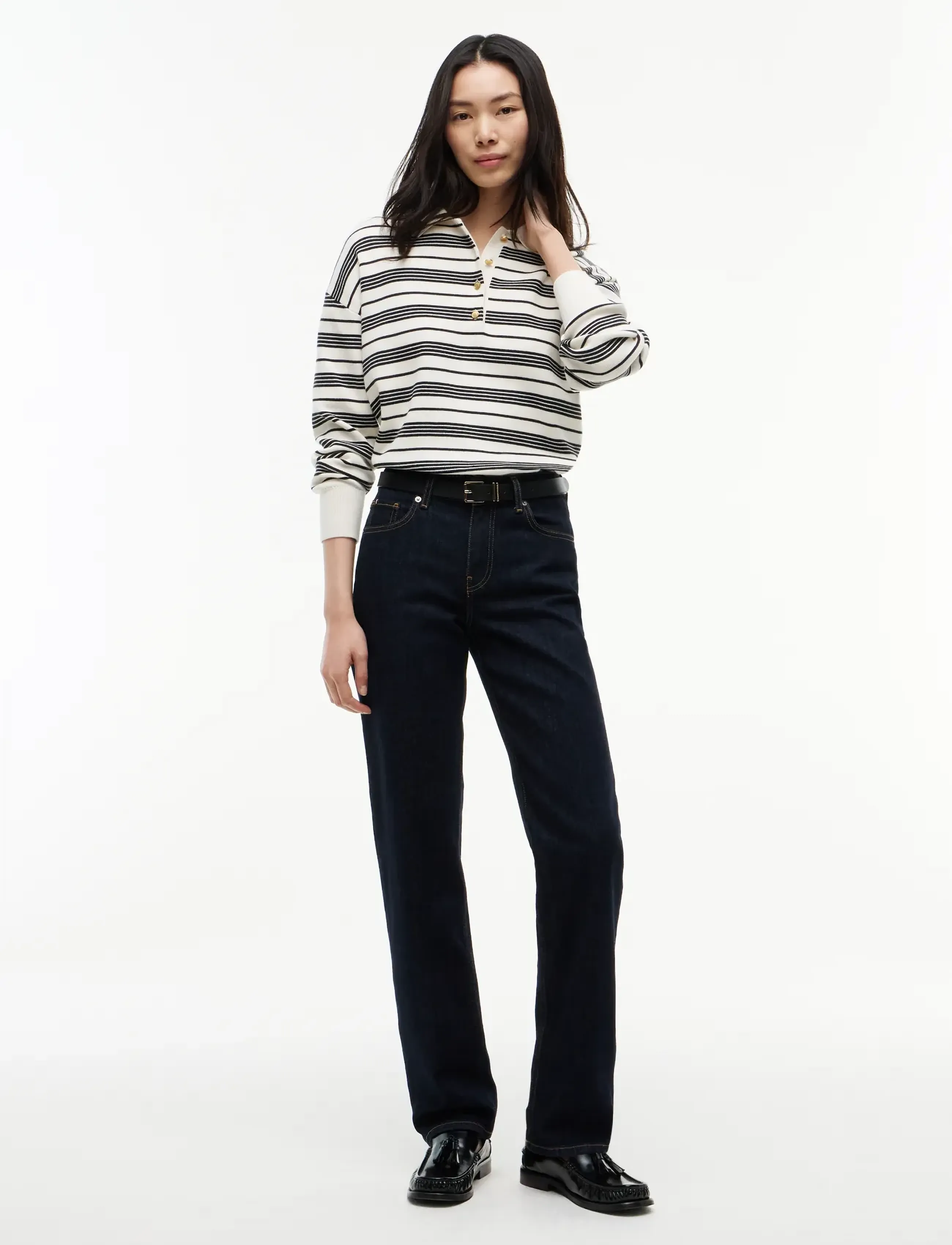 TOMMY HILFIGER Nos Classic Straight Rw Rinse raka jeans dam – bild 3