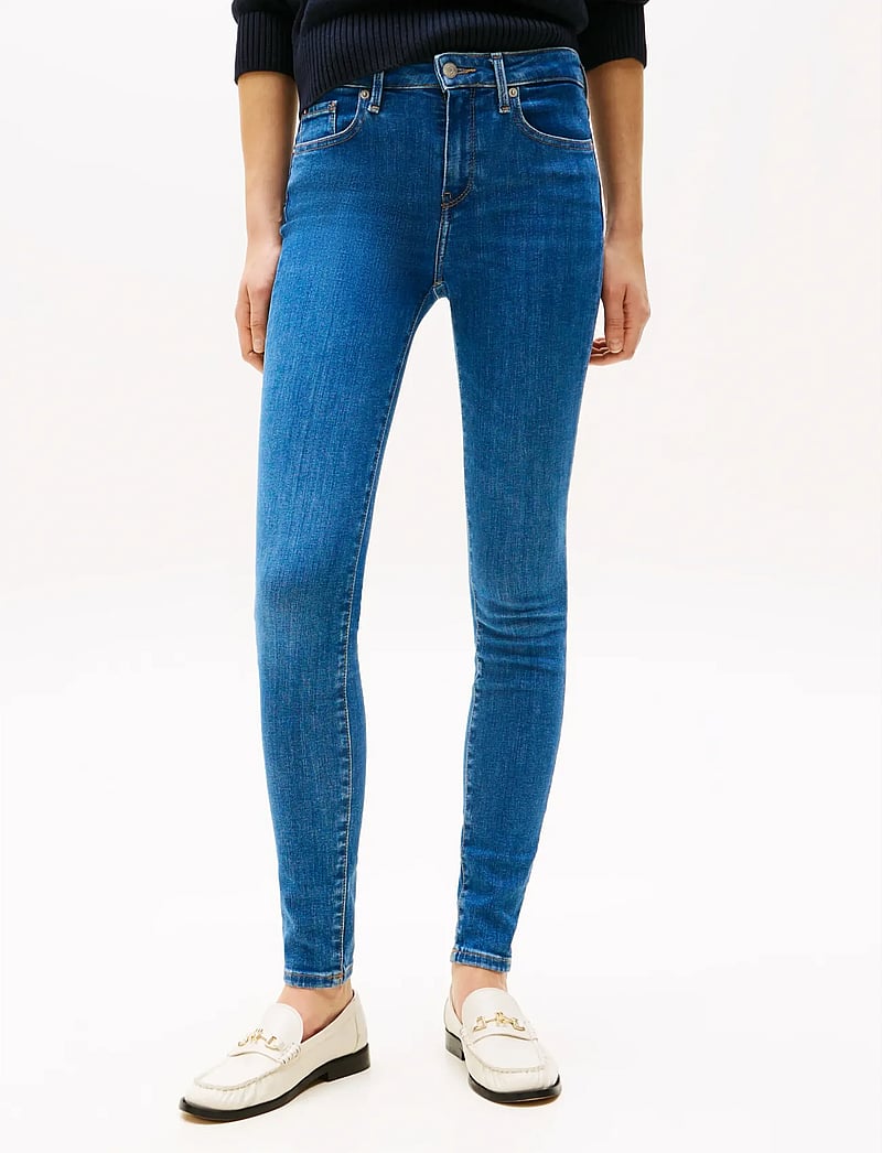 Tommy Hilfiger - NOS COMO SKINNY RW MID BLUE - skinny jeans - nos mid blue - 3