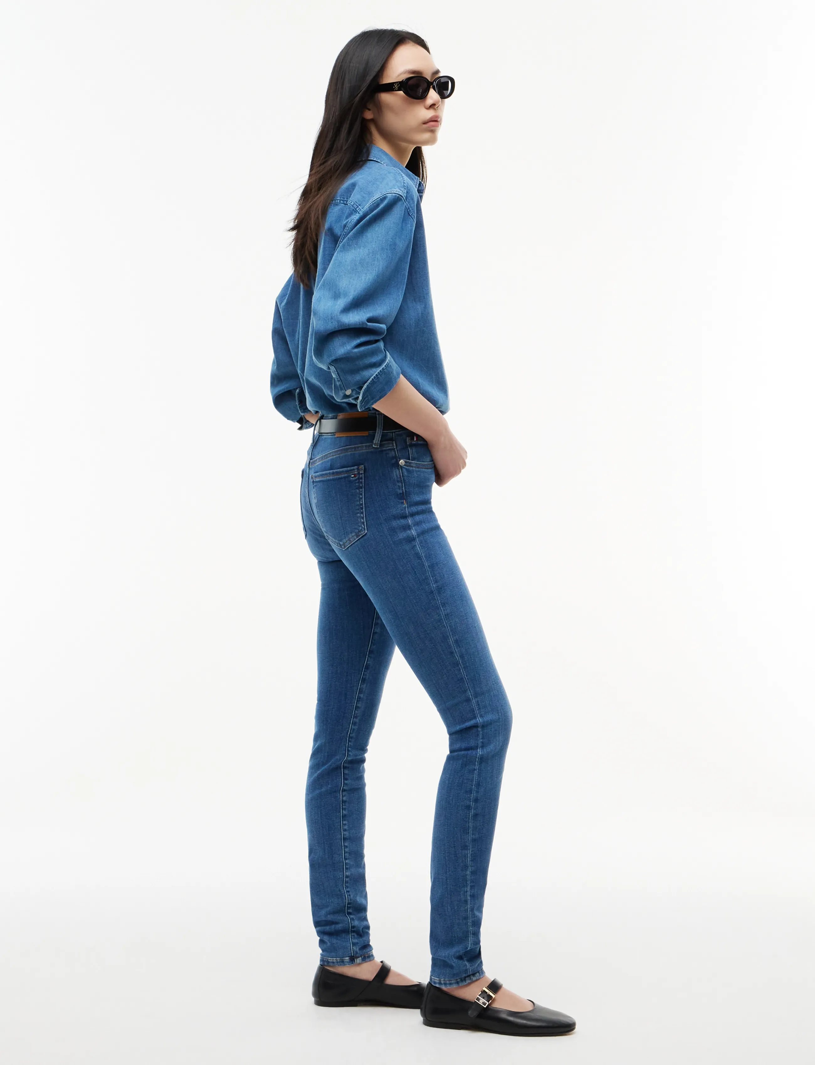 TOMMY HILFIGER Nos Como Skinny Rw Mid skinny jeans dam – bild 6