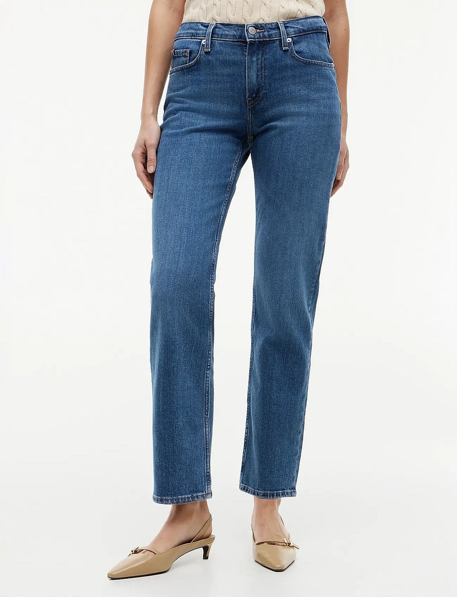 Tommy Hilfiger - NOS CLASSIC STRAIGHT RW MID BLUE - gerade jeans - nos mid blue - 0