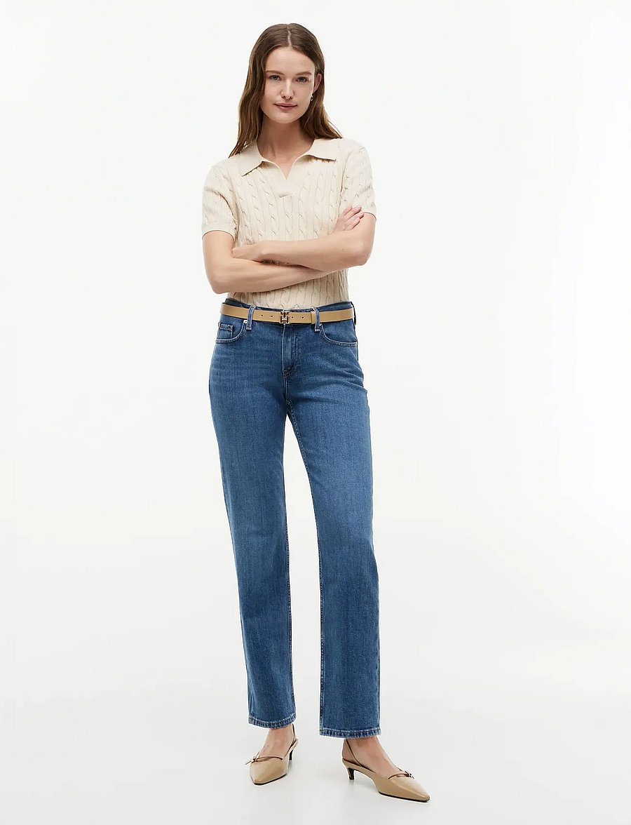 Tommy Hilfiger - NOS CLASSIC STRAIGHT RW MID BLUE - gerade jeans - nos mid blue - 3