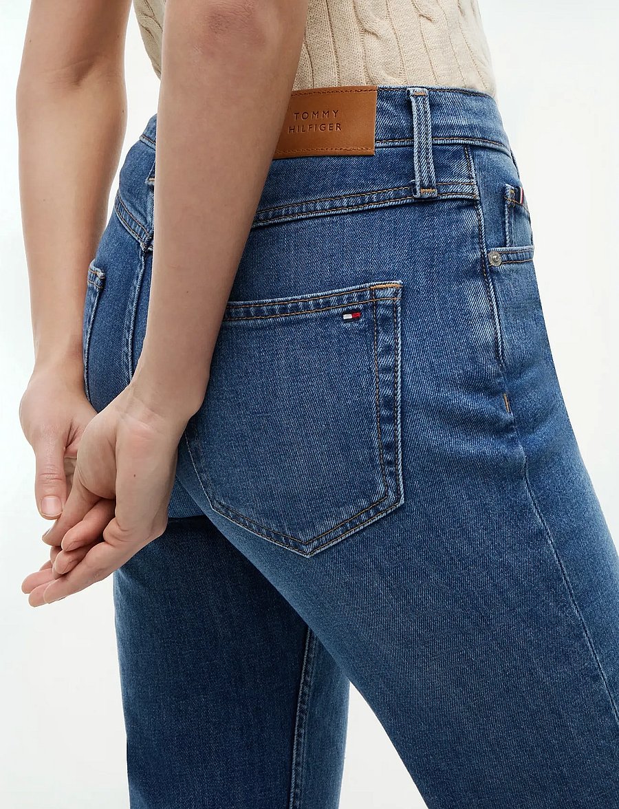 Tommy Hilfiger - NOS CLASSIC STRAIGHT RW MID BLUE - gerade jeans - nos mid blue - 4
