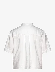 Tommy Hilfiger - CRV LINEN SS SHIRT - linen shirts - th optic white - 1