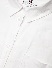 Tommy Hilfiger - CRV LINEN SS SHIRT - lininiai marškiniai - th optic white - 2