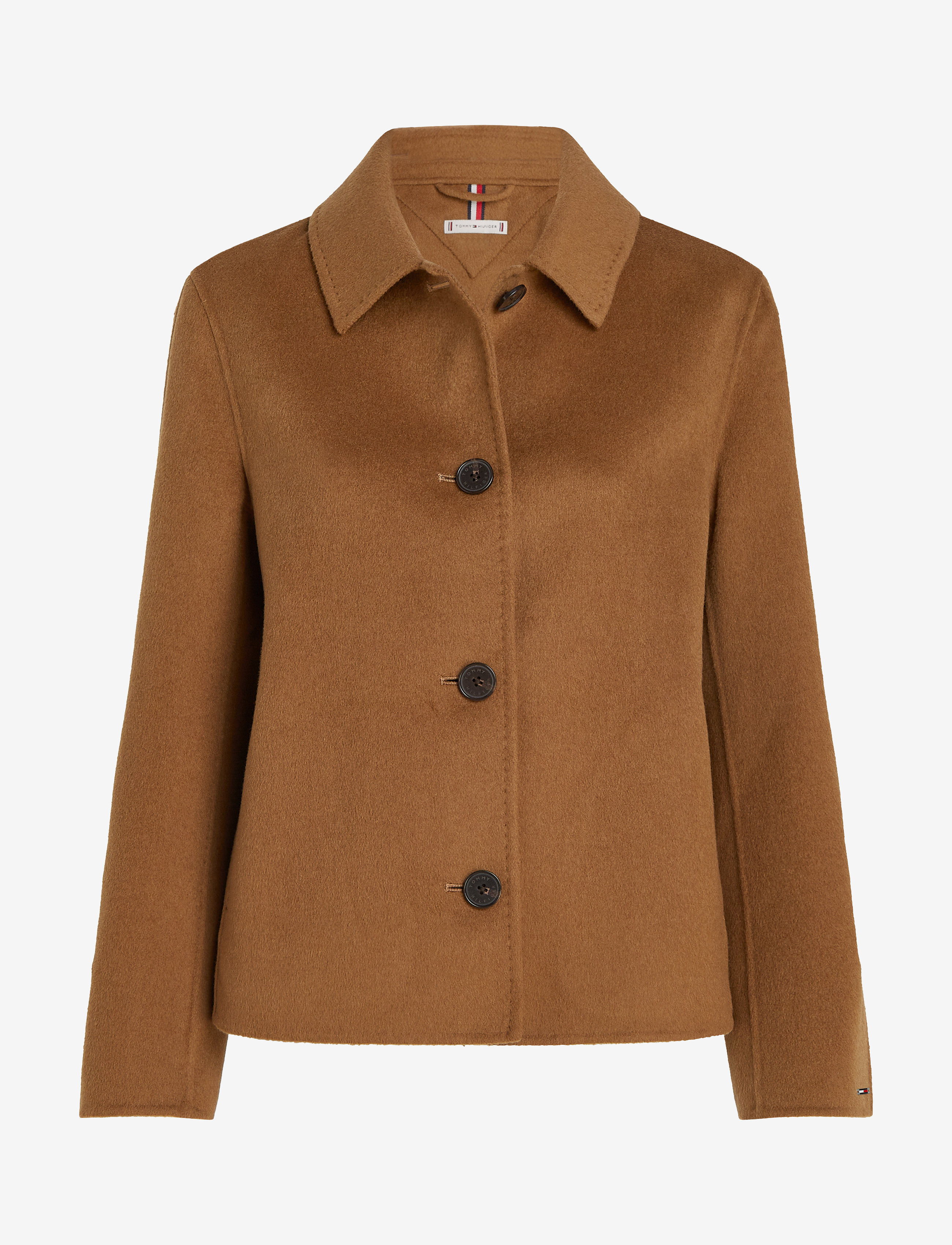 Tommy Hilfiger - MD DF WOOL BLEND SHORT SB TRENCH - warm khaki - 2