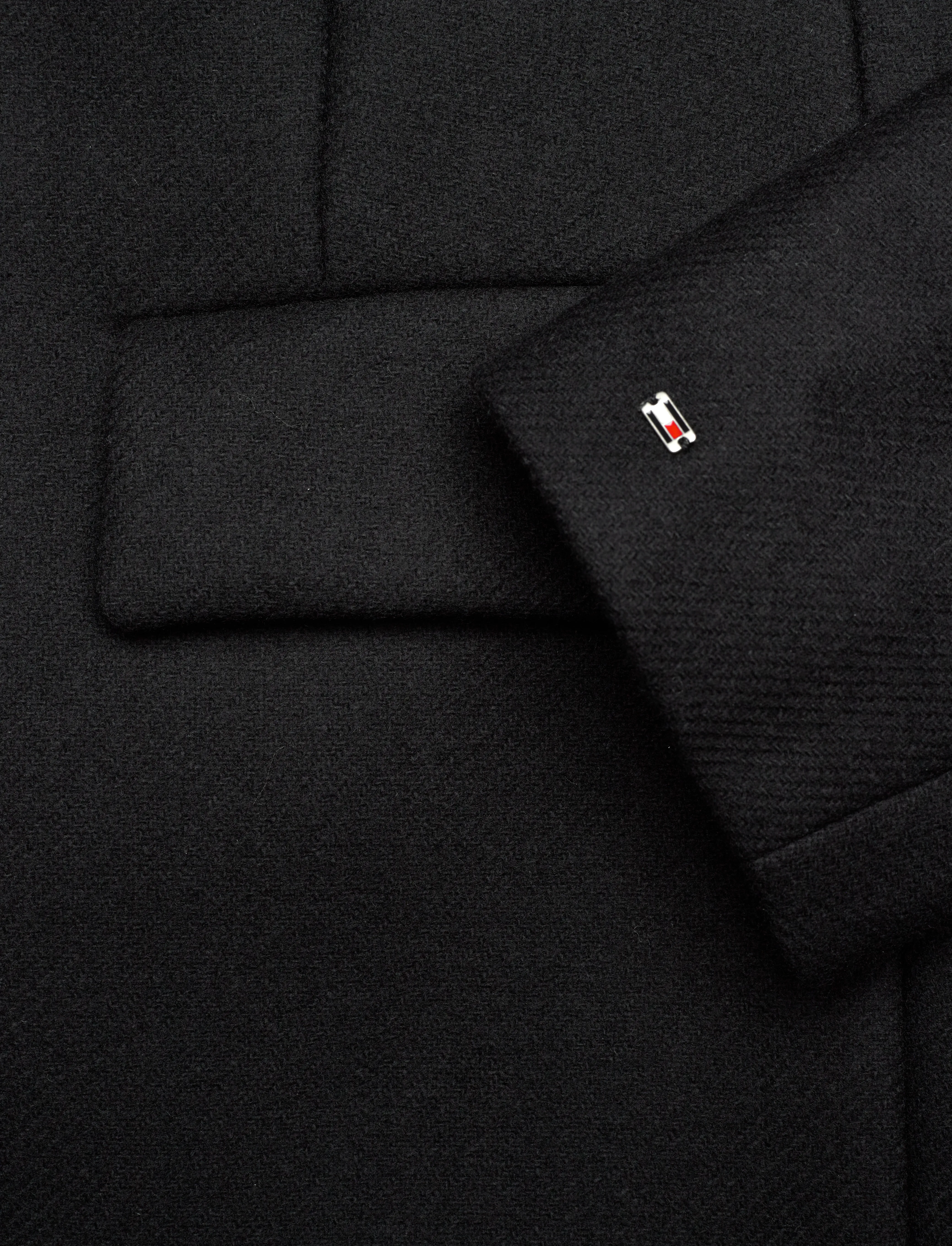 Tommy Hilfiger - WOOL BLEND CLASSIC COAT - black - 4